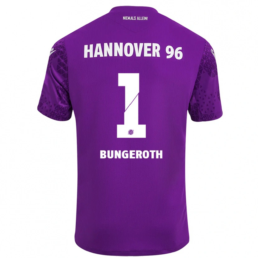 Danxen Kinderen Leah Bungeroth #1 Paars Wit Keepersshirt 2025/26 T-Shirt
