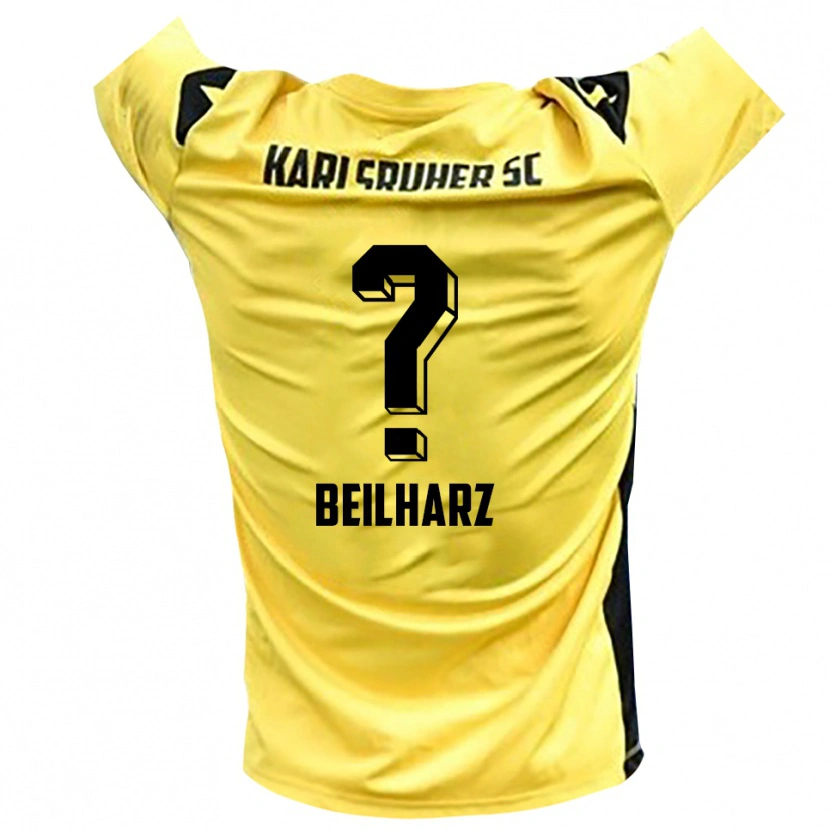 Danxen Kinderen Charlotte Beilharz #0 Geel Zwart Keepersshirt 2025/26 T-Shirt