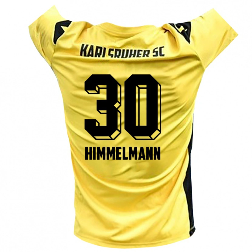 Danxen Kinderen Robin Himmelmann #30 Geel Zwart Keepersshirt 2025/26 T-Shirt