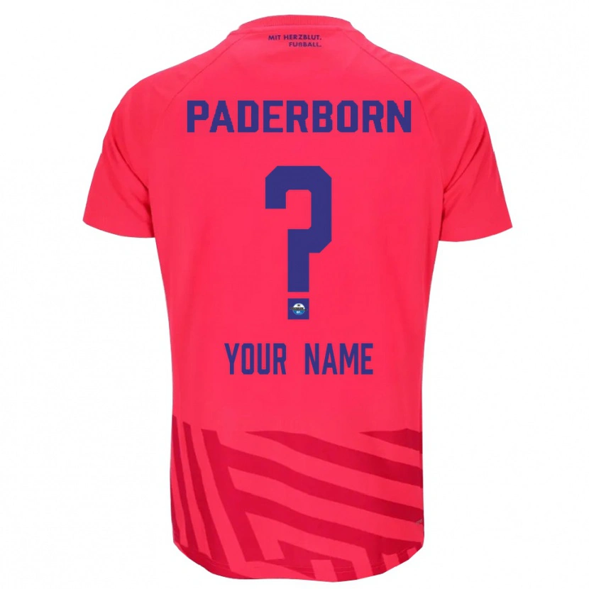 Danxen Kinderen SC Paderborn 07 Rood Zwart Keepersshirt 2025/26 T-Shirt