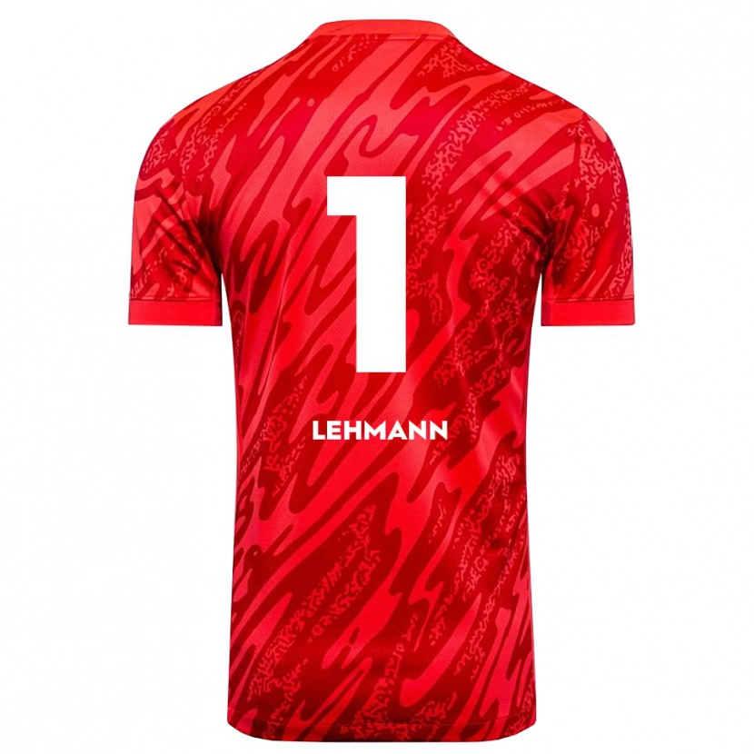 Danxen Kinderen Frank Lehmann #1 Rood Wit Keepersshirt 2025/26 T-Shirt