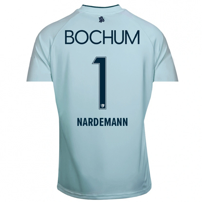 Danxen Kinderen Kari Närdemann #1 Cyaan-Blauw Keepersshirt 2025/26 T-Shirt