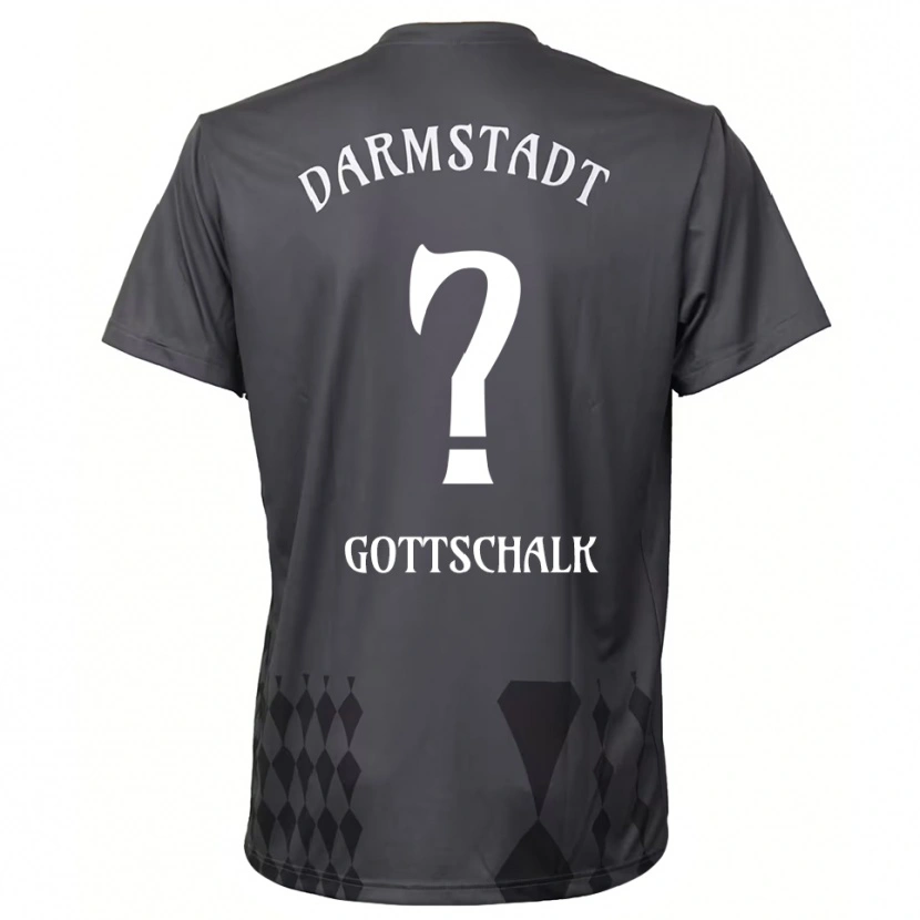 Danxen Kinderen Tian Gottschalk #0 Donkergrijs Keepersshirt 2025/26 T-Shirt