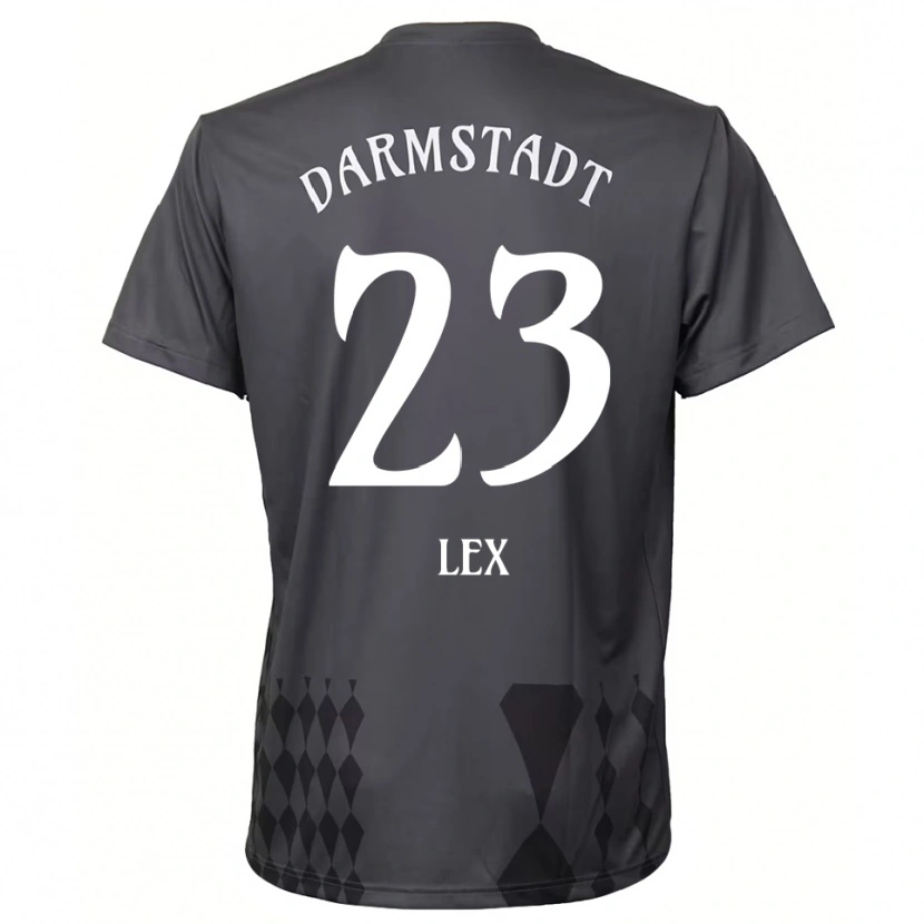 Danxen Kinderen Claudius Lex #23 Donkergrijs Keepersshirt 2025/26 T-Shirt