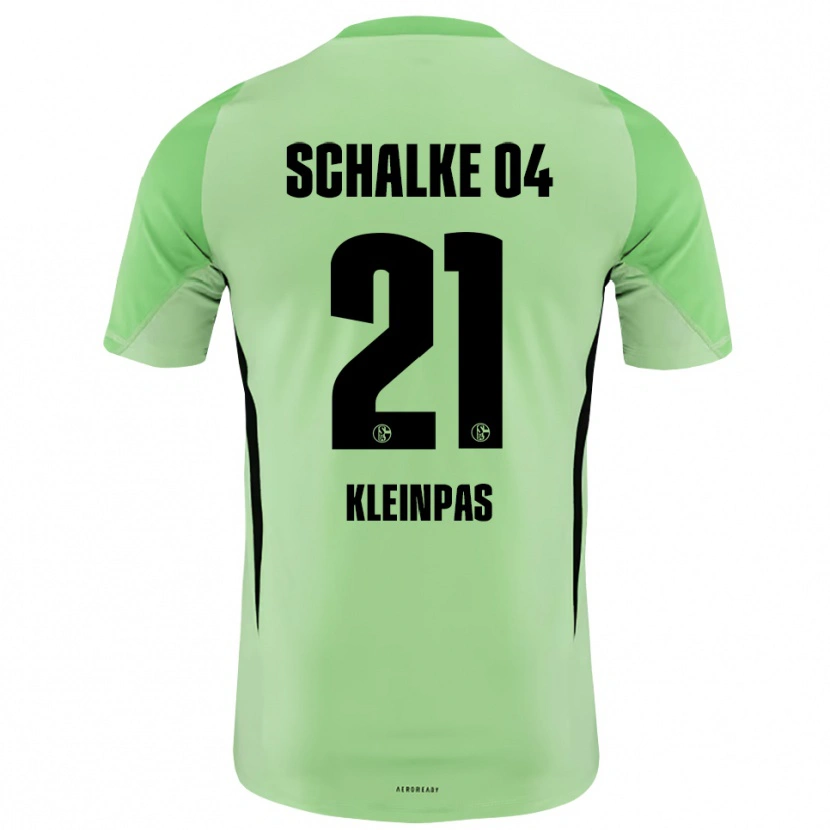 Danxen Kinderen Sophie Kleinpas #21 Licht Groen Zwart Keepersshirt 2025/26 T-Shirt