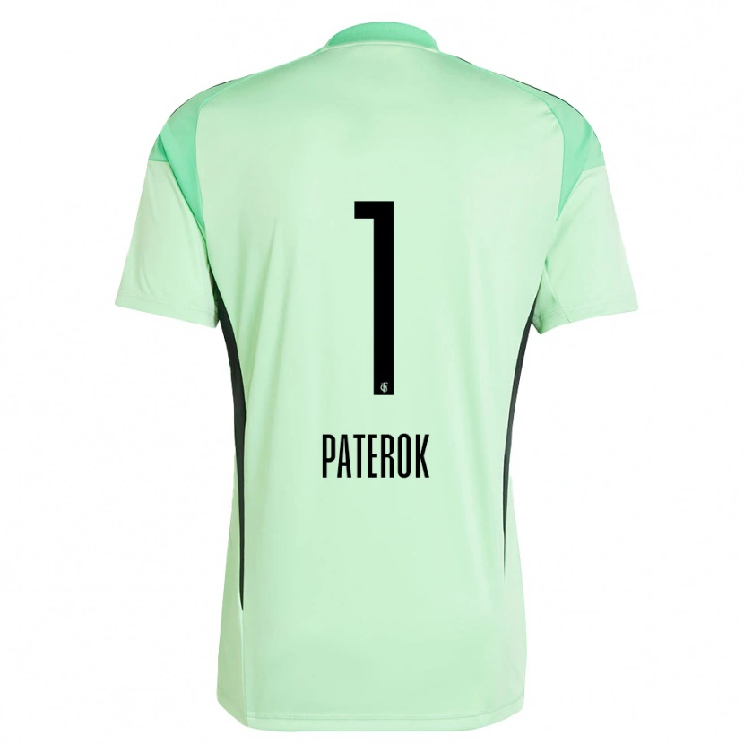 Danxen Kinderen Tim Paterok #1 Licht Groen Zwart Keepersshirt 2025/26 T-Shirt