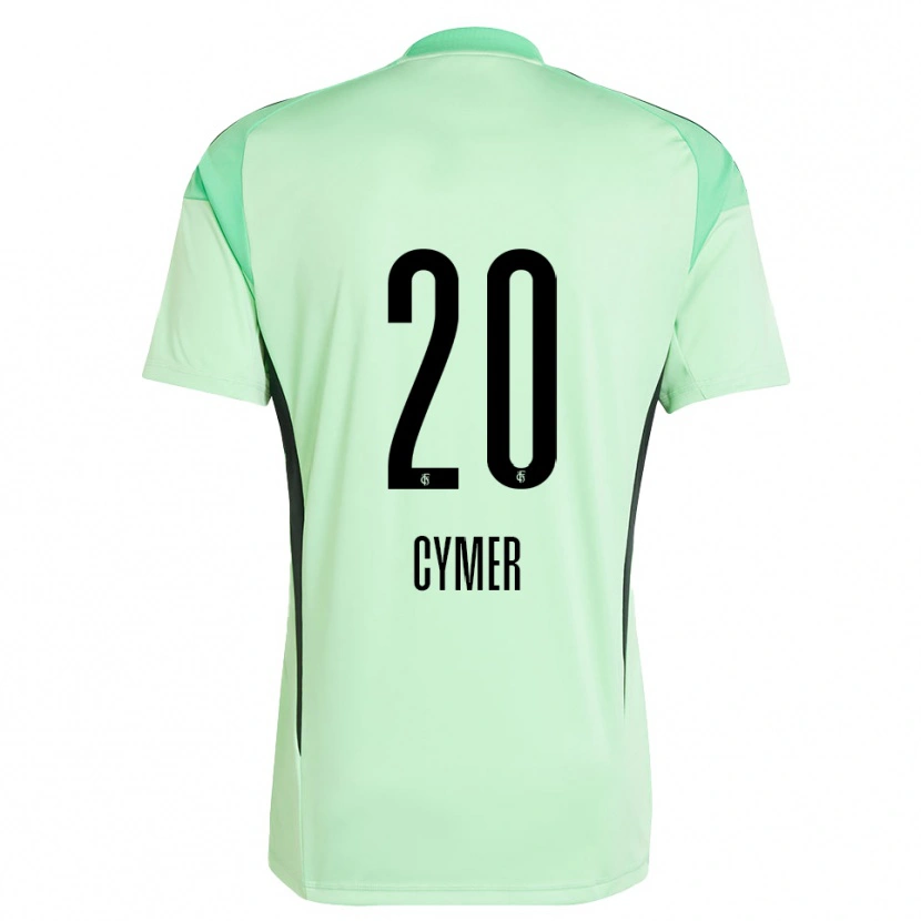 Danxen Kinderen Ricco Cymer #20 Licht Groen Zwart Keepersshirt 2025/26 T-Shirt