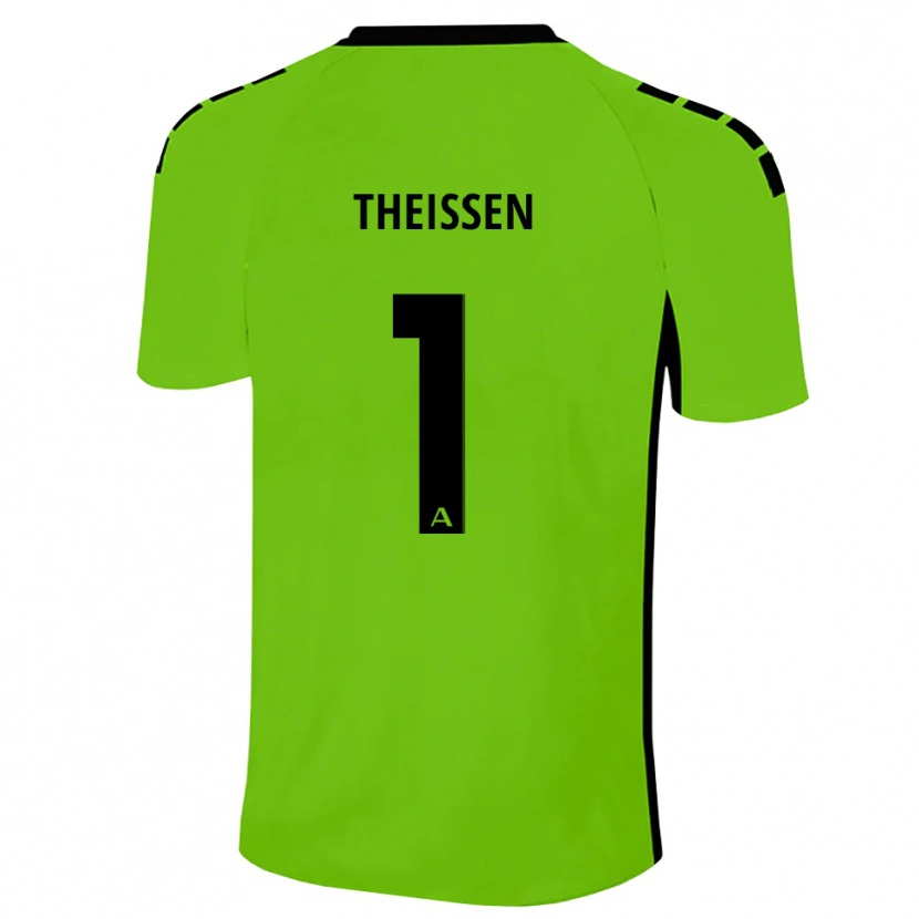 Danxen Kinderen Jarun Theißen #1 Grasgroen Zwart Keepersshirt 2025/26 T-Shirt