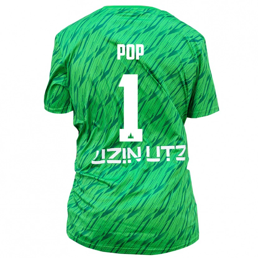Danxen Kinderen Nico Pop #1 Groen Rood Keepersshirt 2025/26 T-Shirt