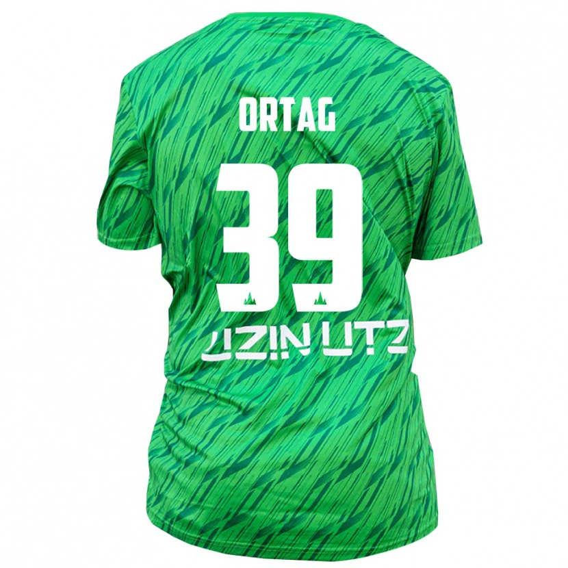 Danxen Kinderen Christian Ortag #39 Groen Rood Keepersshirt 2025/26 T-Shirt