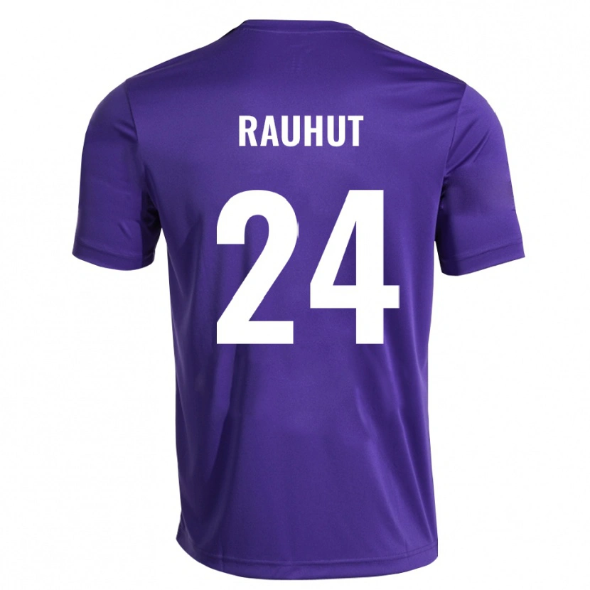 Danxen Kinderen Kevin Rauhut #24 Paars Wit Keepersshirt 2025/26 T-Shirt