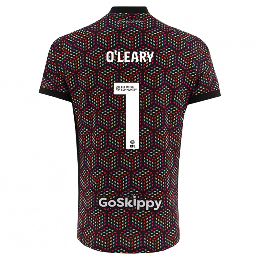 Danxen Kinderen Max O'Leary #1 Zwart Wit Keepersshirt 2025/26 T-Shirt