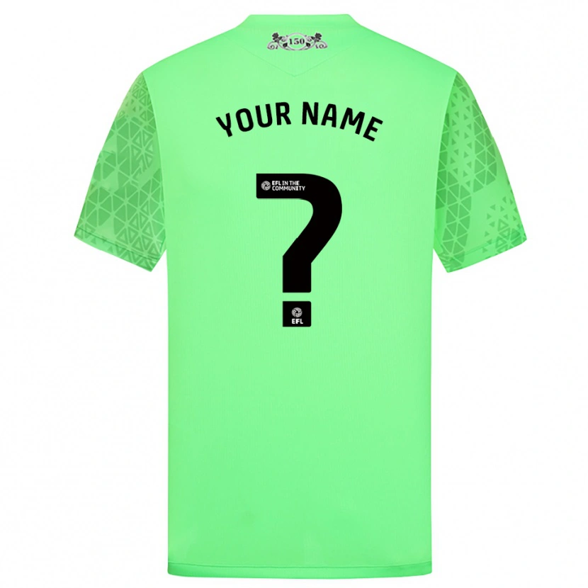 Danxen Kinderen Blackburn Rovers Fluorescerend Groen Keepersshirt 2025/26 T-Shirt