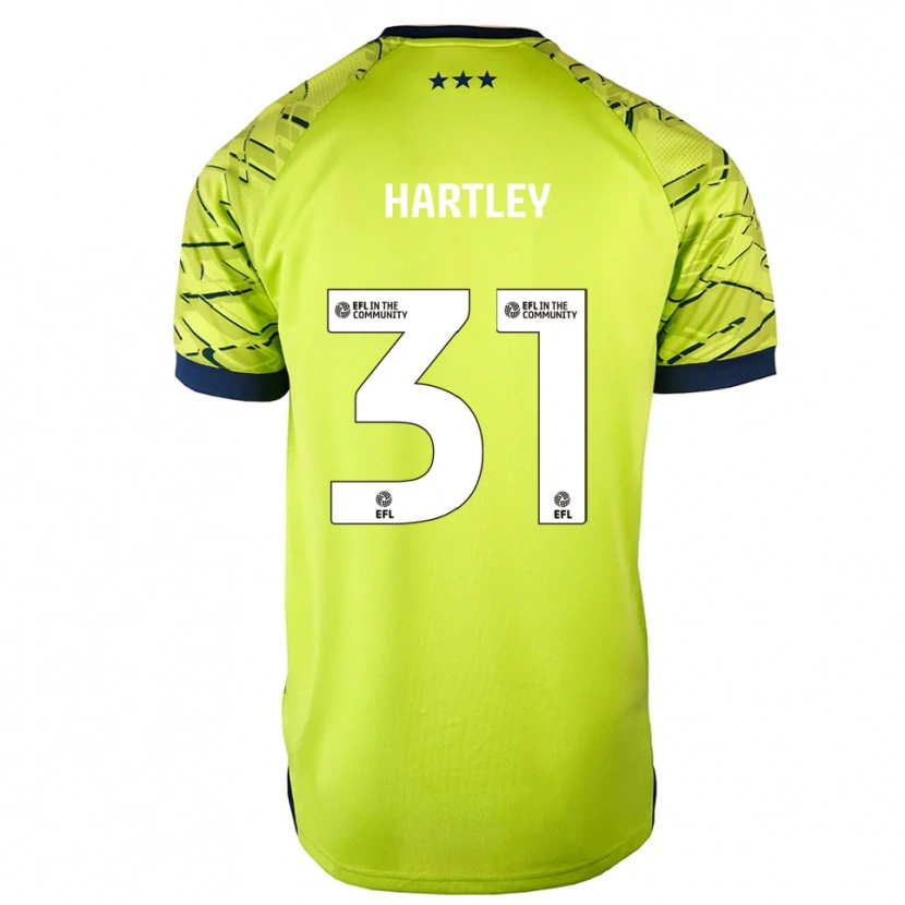 Danxen Kinderen Laura Hartley #31 Groen Geel Keepersshirt 2025/26 T-Shirt