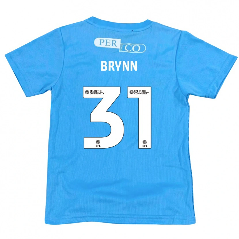 Danxen Kinderen Sol Brynn #31 Blauw Wit Keepersshirt 2025/26 T-Shirt