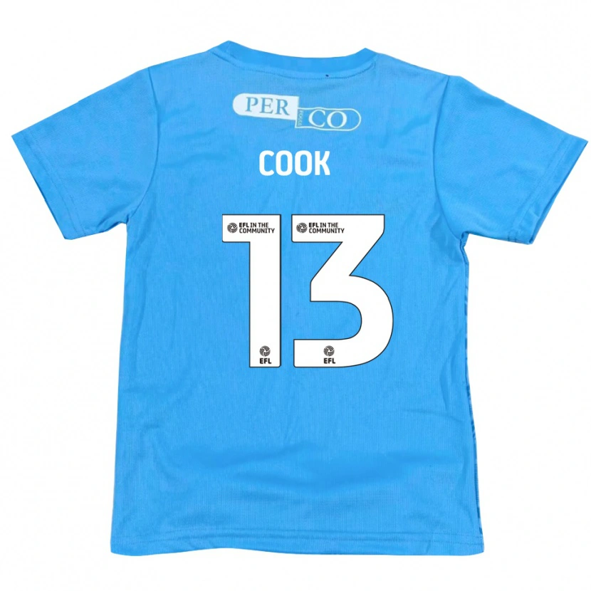 Danxen Kinderen Ruby Cook #13 Blauw Wit Keepersshirt 2025/26 T-Shirt