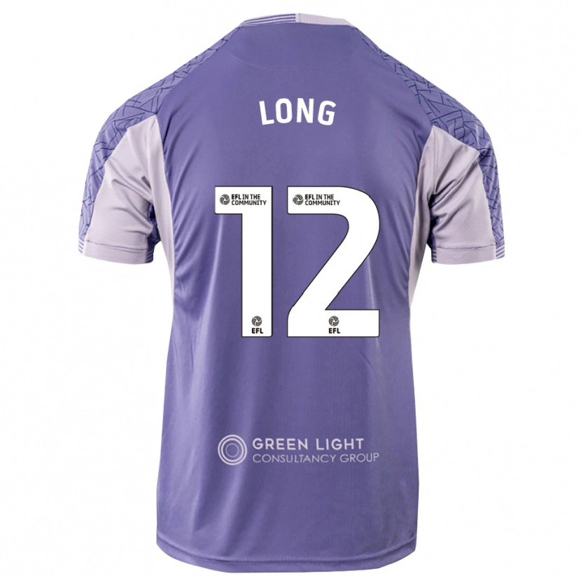 Danxen Kinderen George Long #12 Licht Paars Keepersshirt 2025/26 T-Shirt