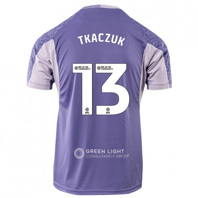 Danxen Kinderen Nikodem Tkaczuk #13 Licht Paars Keepersshirt 2025/26 T-Shirt