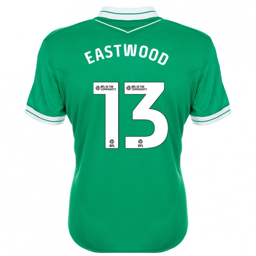 Danxen Kinderen Simon Eastwood #13 Groen Wit Keepersshirt 2025/26 T-Shirt