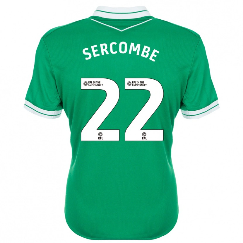 Danxen Kinderen Paris Sercombe #22 Groen Wit Keepersshirt 2025/26 T-Shirt