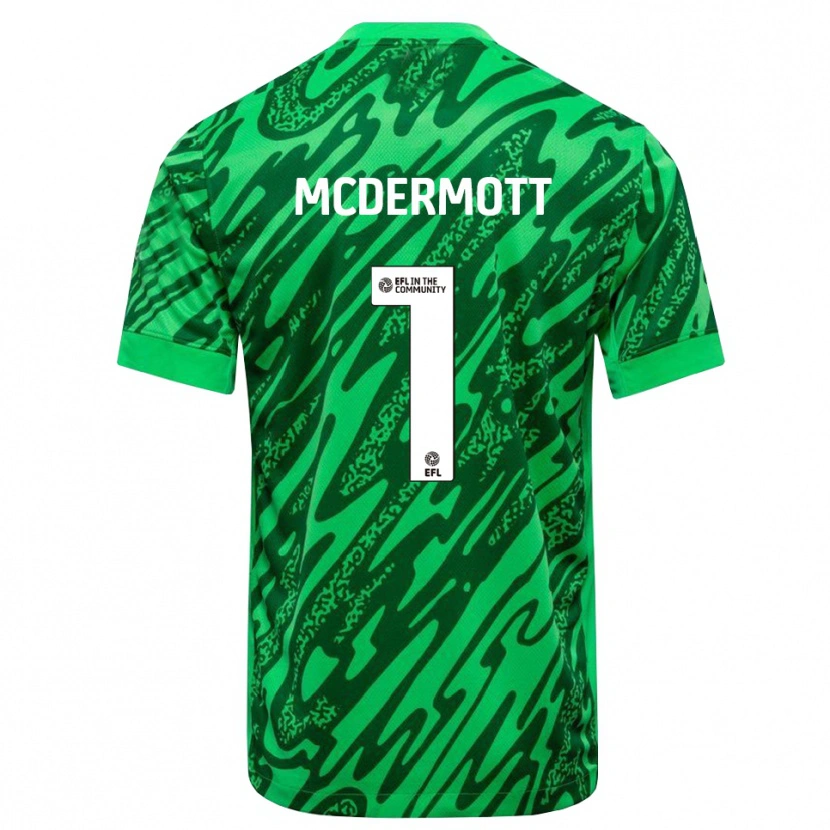 Danxen Kinderen Conal McDermott #1 Bos Groen Keepersshirt 2025/26 T-Shirt