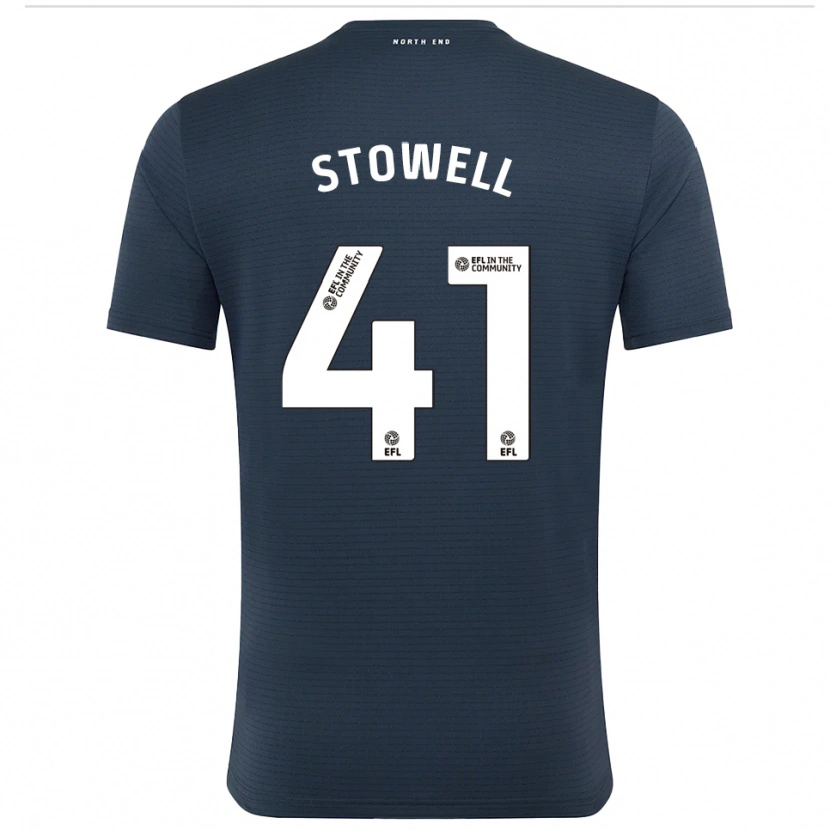 Danxen Kinderen Li-Bau Stowell #41 Zwart Wit Keepersshirt 2025/26 T-Shirt