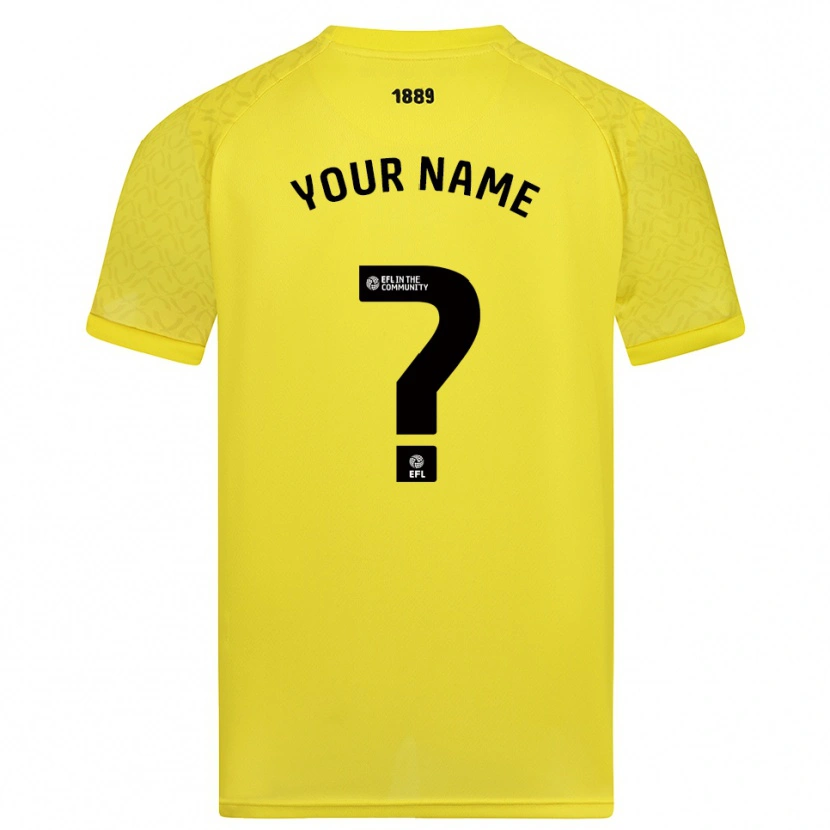 Danxen Kinderen Sheffield United Geel Zwart Keepersshirt 2025/26 T-Shirt