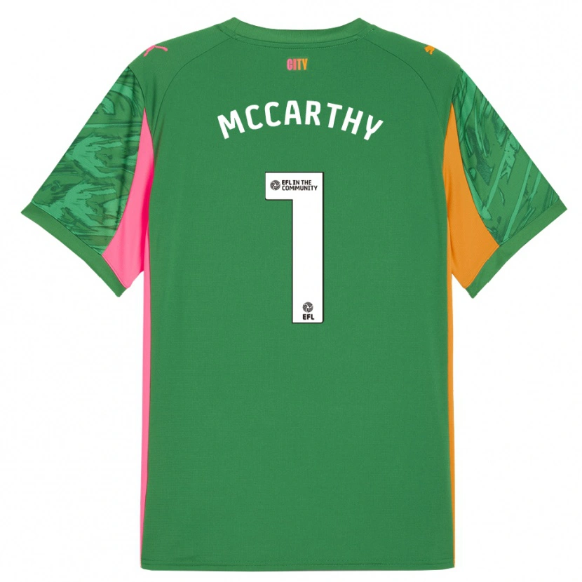 Danxen Kinderen Alex McCarthy #1 Groen Oranje Keepersshirt 2025/26 T-Shirt