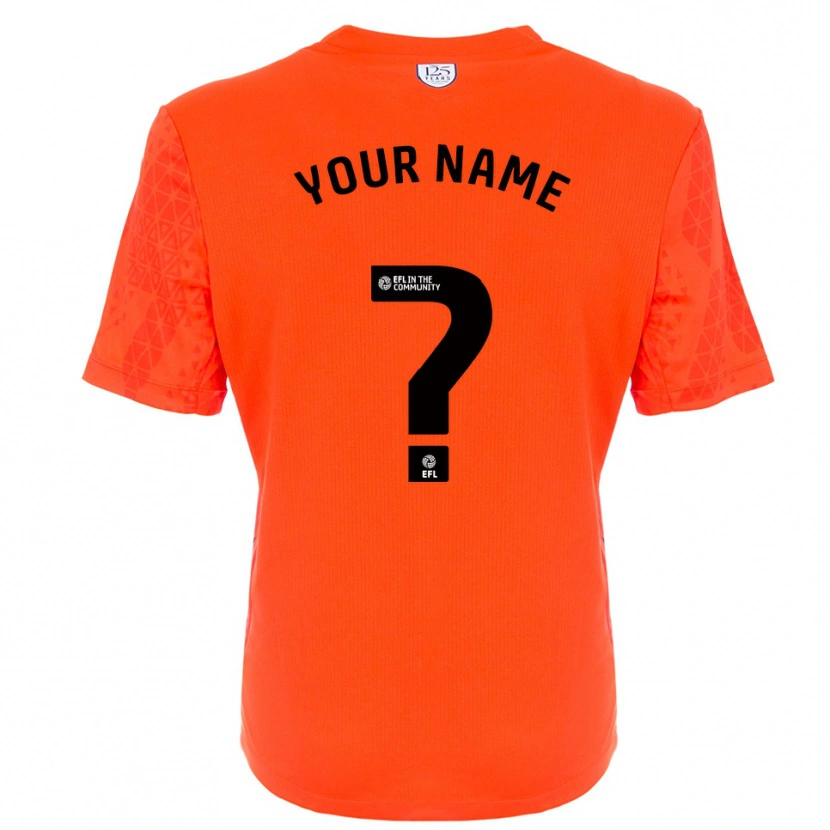 Danxen Kinderen West Bromwich Albion Oranje Zwart Keepersshirt 2025/26 T-Shirt