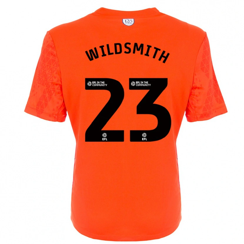 Danxen Kinderen Joe Wildsmith #23 Oranje Zwart Keepersshirt 2025/26 T-Shirt