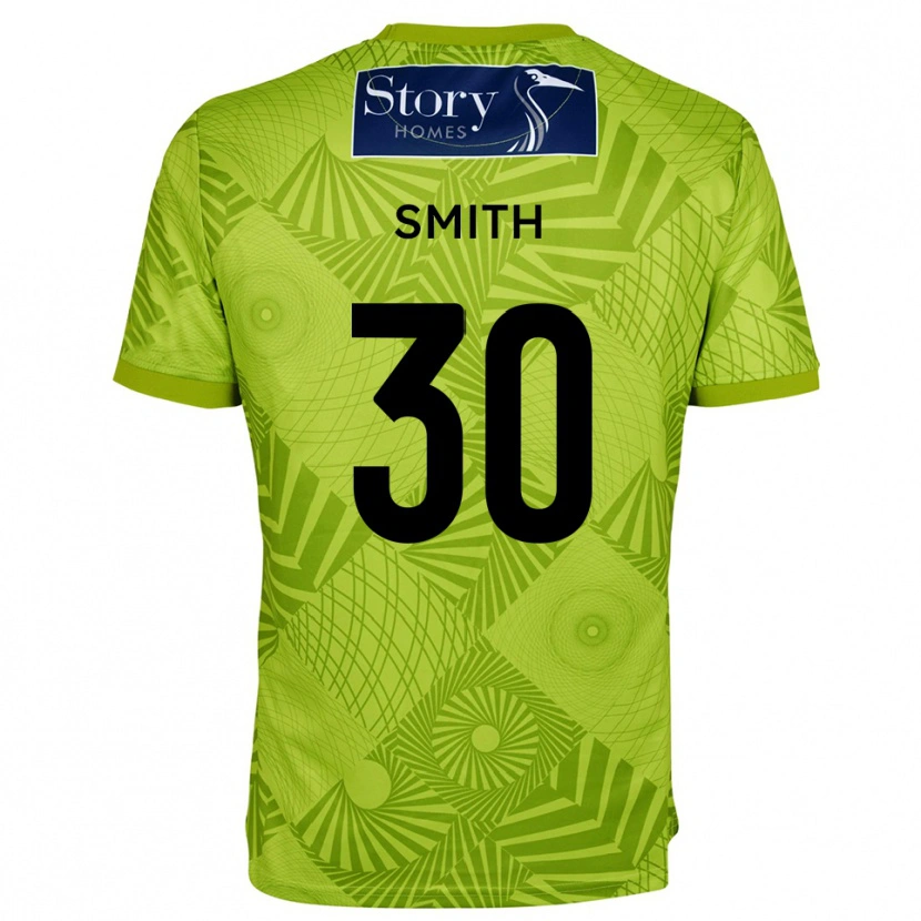 Danxen Kinderen Jude Smith #30 Geel Groen Keepersshirt 2025/26 T-Shirt