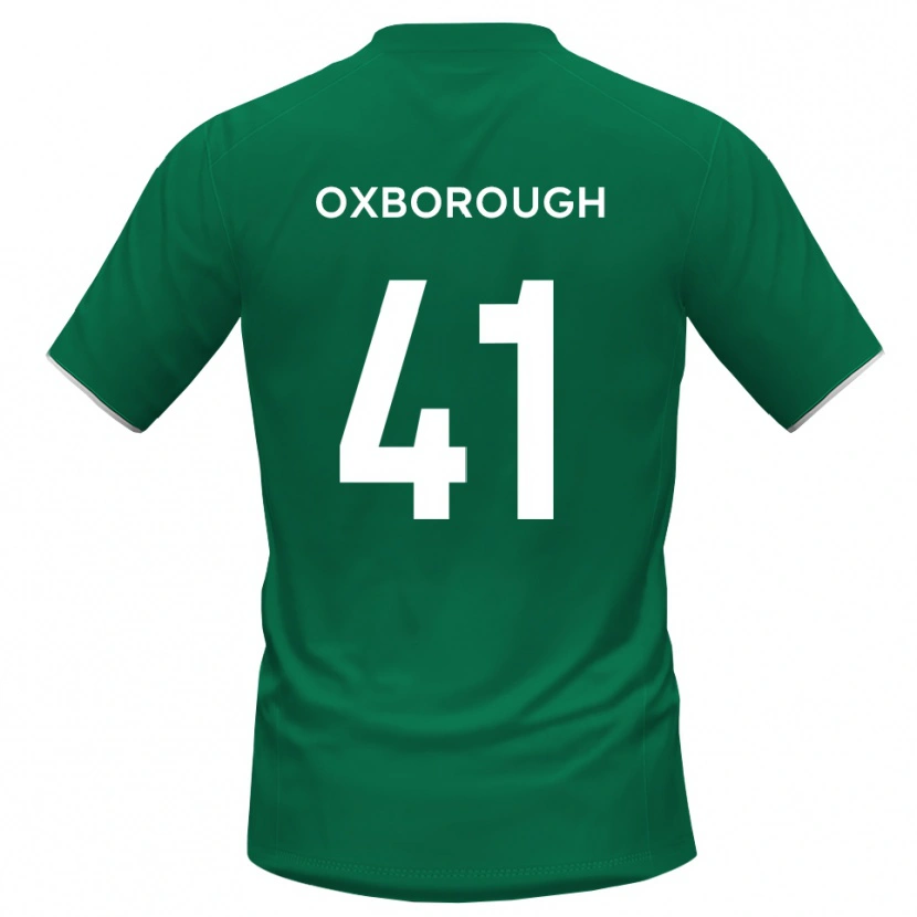 Danxen Kinderen Ewan Oxborough #41 Groen Wit Keepersshirt 2025/26 T-Shirt