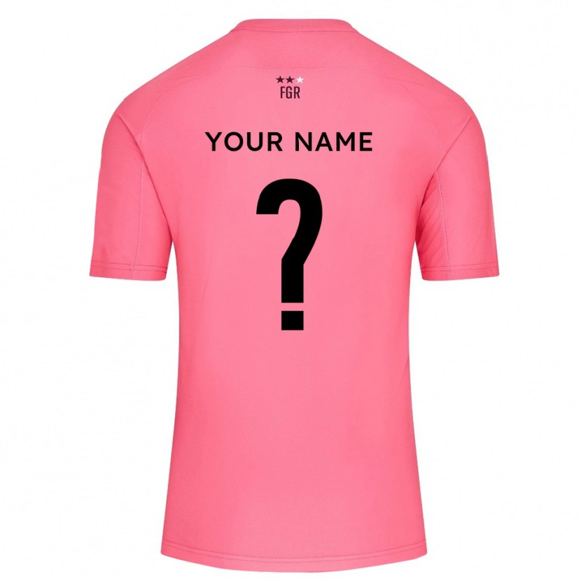 Danxen Kinderen Forest Green Rovers Cherry Blossom Roze Keepersshirt 2025/26 T-Shirt
