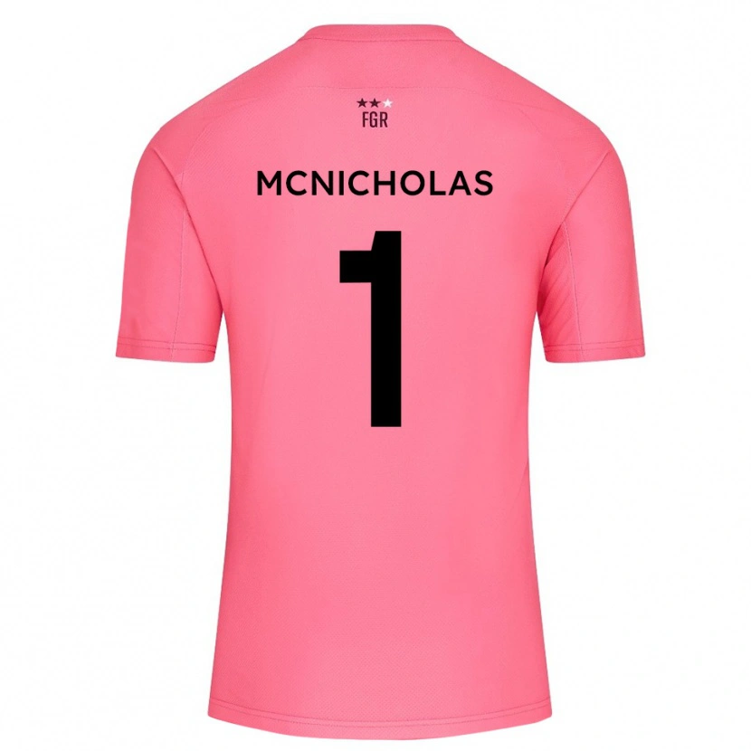 Danxen Kinderen Luke McNicholas #1 Cherry Blossom Roze Keepersshirt 2025/26 T-Shirt