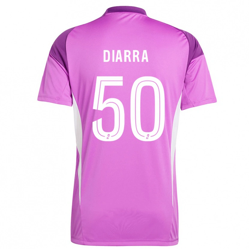 Danxen Kinderen Lassine Diarra #50 Lavendel Keepersshirt 2025/26 T-Shirt