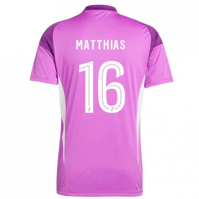 Danxen Kinderen Matthias da Silva #16 Lavendel Keepersshirt 2025/26 T-Shirt