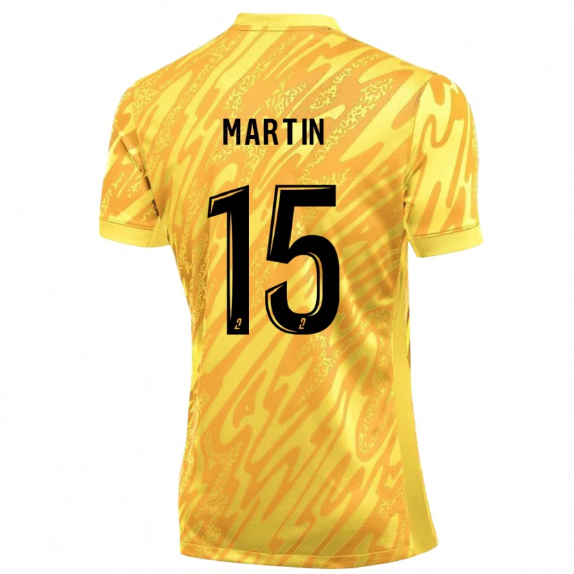 Danxen Kinderen Gabriel Martin #15 Oranje Geel Keepersshirt 2025/26 T-Shirt