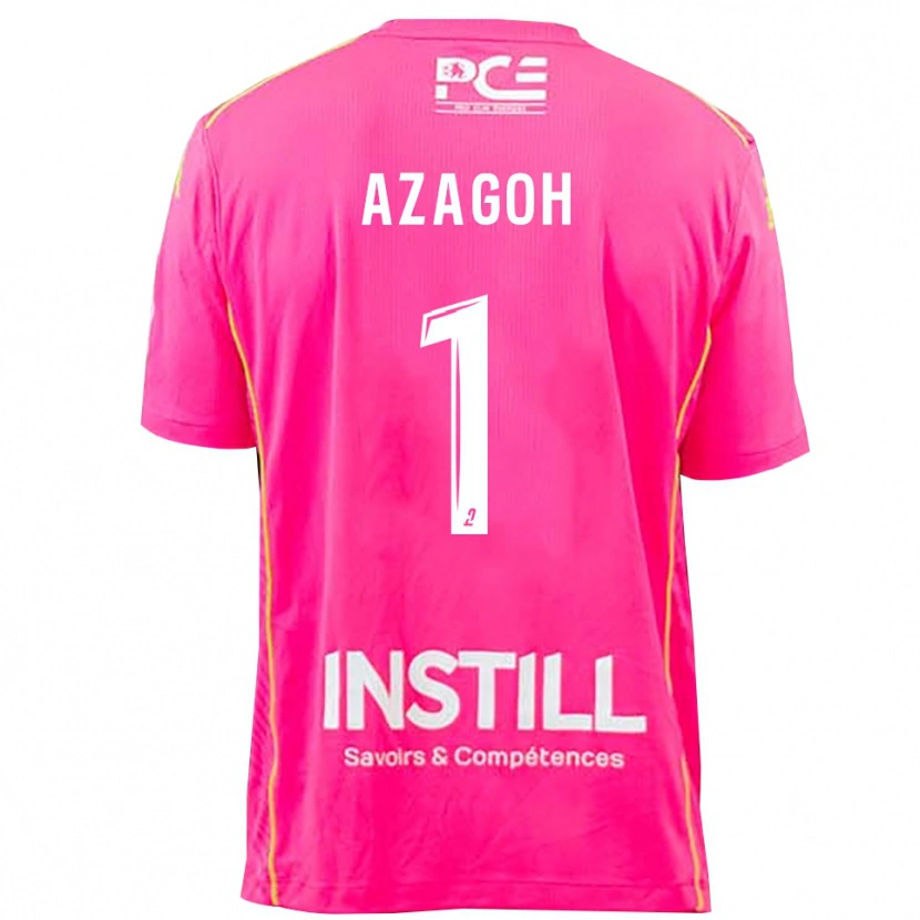 Danxen Kinderen Yanis Azagoh #1 Magenta Keepersshirt 2025/26 T-Shirt