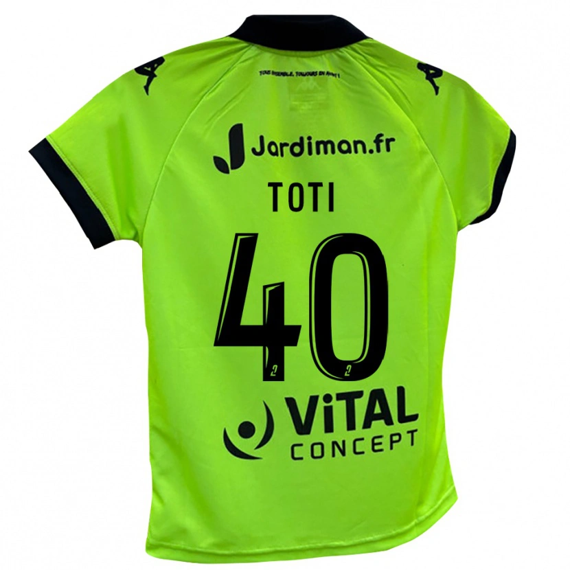 Danxen Kinderen Manon Toti #40 Neon Groen Keepersshirt 2025/26 T-Shirt