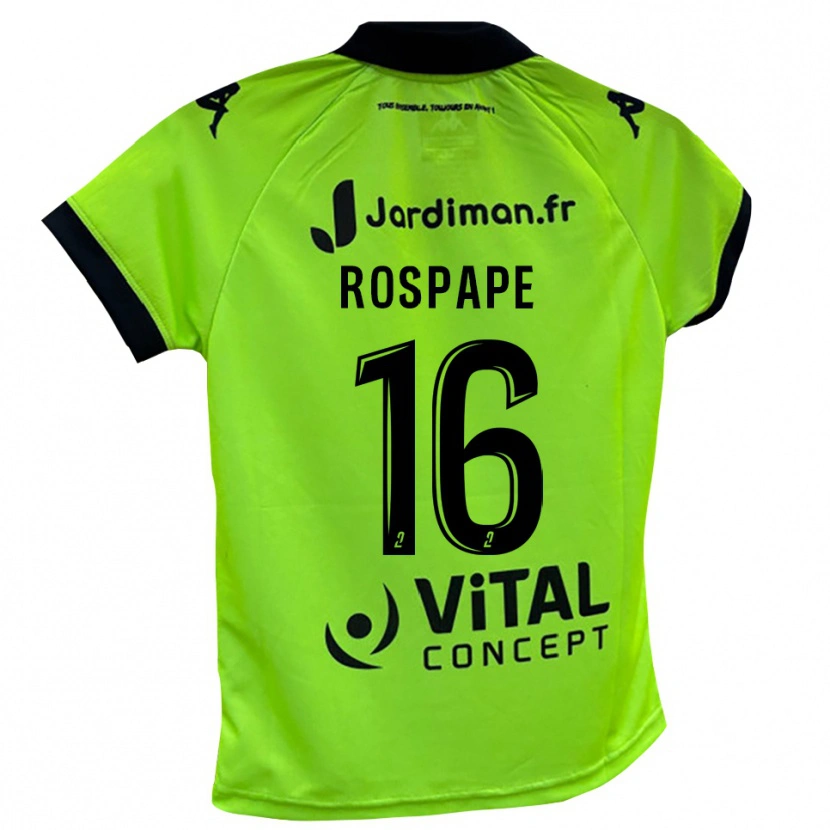 Danxen Kinderen Milo Rospape #16 Neon Groen Keepersshirt 2025/26 T-Shirt