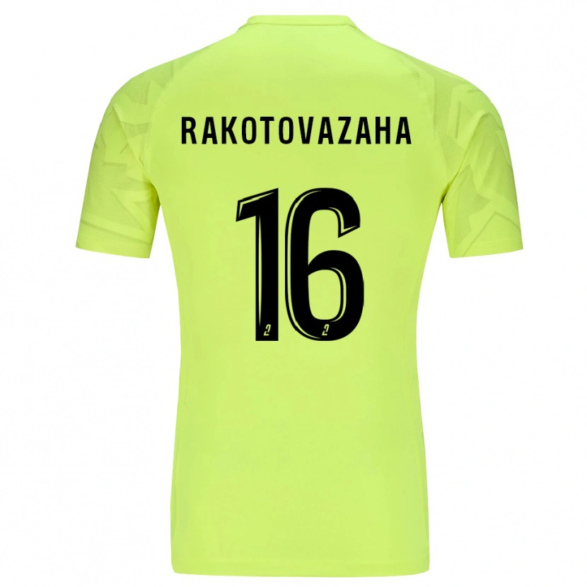 Danxen Kinderen Allan Rakotovazaha #16 Neon Groen Keepersshirt 2025/26 T-Shirt