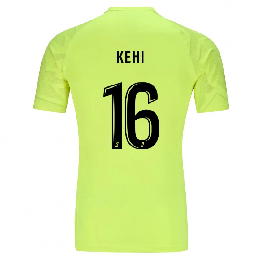 Danxen Kinderen Marc-Olivier Kehi #16 Neon Groen Keepersshirt 2025/26 T-Shirt