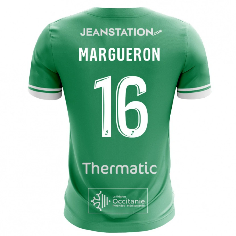 Danxen Kinderen Lucas Margueron #16 Groen Wit Keepersshirt 2025/26 T-Shirt