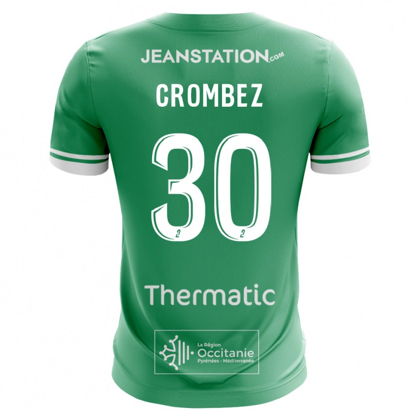 Danxen Kinderen Enzo Crombez #30 Groen Wit Keepersshirt 2025/26 T-Shirt