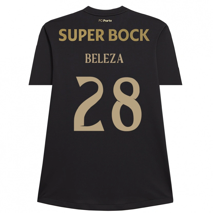 Danxen Kinderen Tatiana Beleza #28 Zwart Bruin Keepersshirt 2025/26 T-Shirt