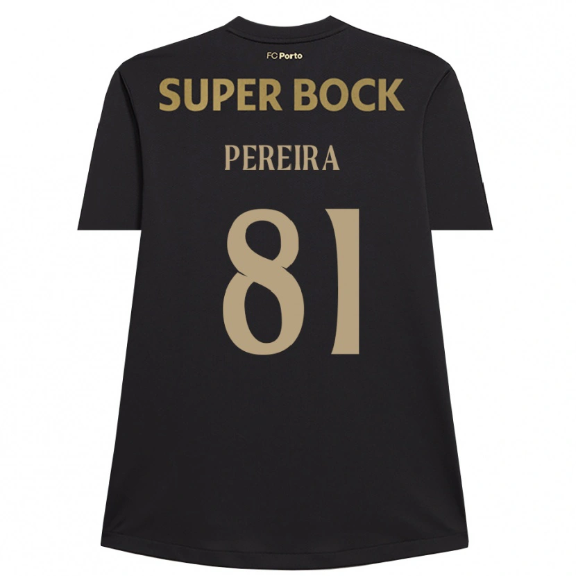 Danxen Kinderen Martim Pereira #81 Zwart Bruin Keepersshirt 2025/26 T-Shirt