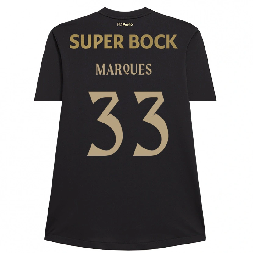 Danxen Kinderen Bárbara Marques #33 Zwart Bruin Keepersshirt 2025/26 T-Shirt