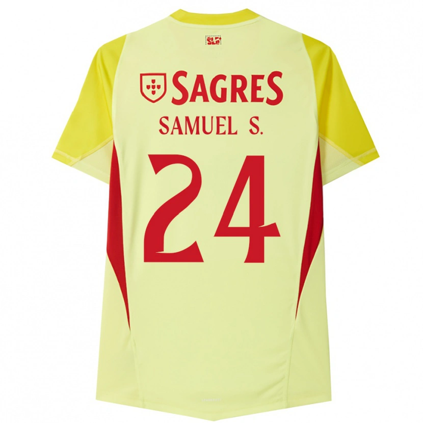 Danxen Kinderen Samuel Soares #24 Geel Rood Keepersshirt 2025/26 T-Shirt
