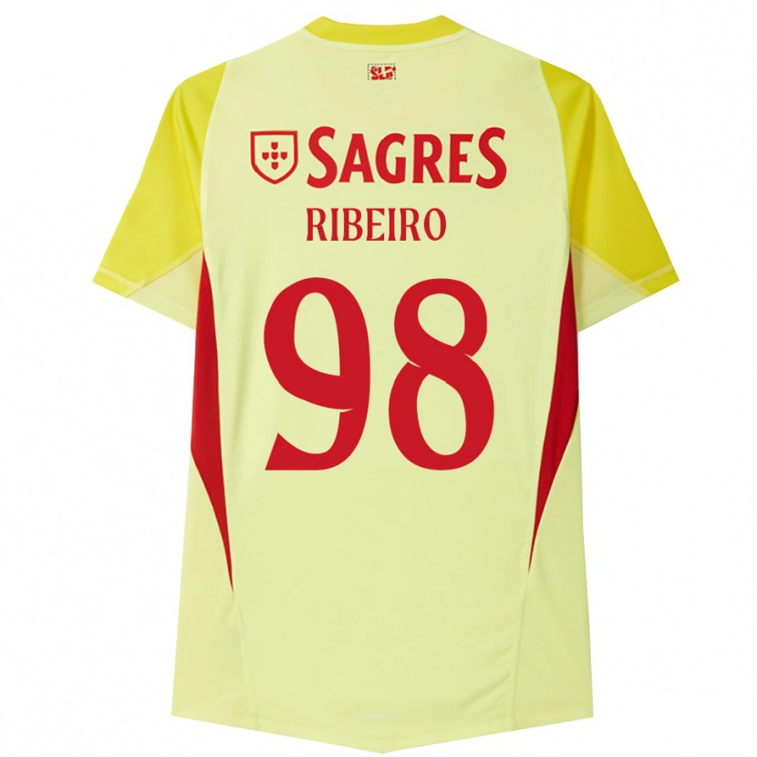 Danxen Kinderen Ricardo Ribeiro #98 Geel Rood Keepersshirt 2025/26 T-Shirt