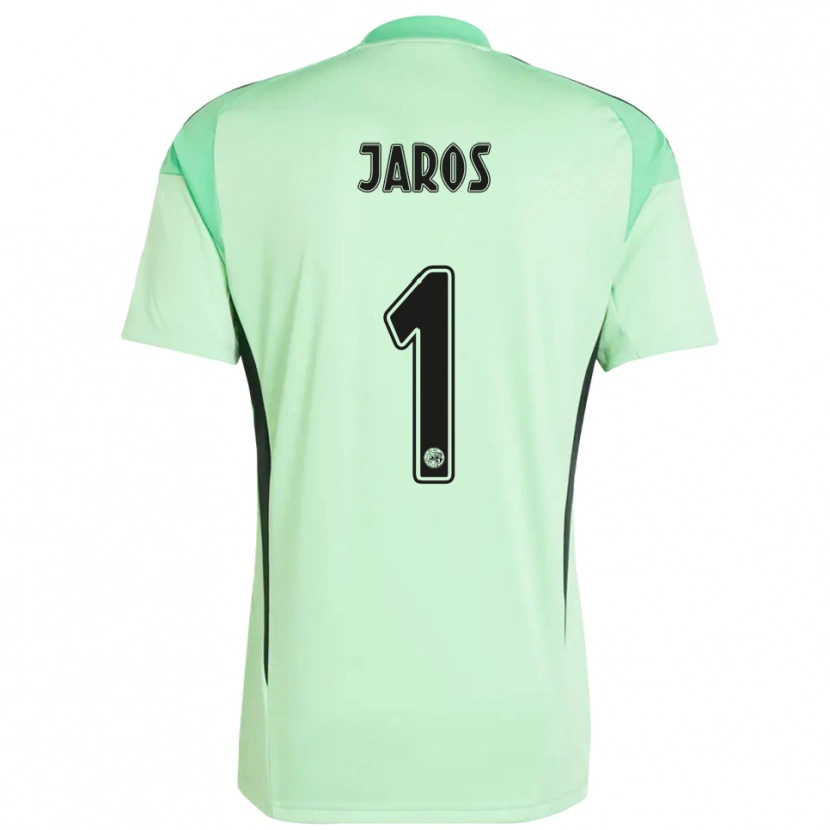 Danxen Kinderen Vitezslav Jaros #1 Lichtgroen Zwart Keepersshirt 2025/26 T-Shirt